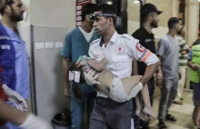 500 ofiar ataku na szpital w Gazie