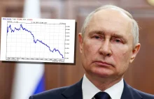 Gwałtowna przecena rosyjskiej waluty.