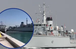 Dwa brytyjskie okręty zderzyły się w Bahrajnie [WIDEO]