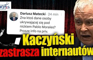 Kaczyński zastrasza internautów. Nie lubisz PiS: ujawnią gdzie mieszkasz, pracuj