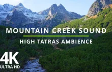 4K Mountain Creek Sound - 2HRS | High Tatras Ambience | Nature Sound - YouTube