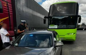 Grupa SPEED w Poznaniu goniła autokar. Za kierownicą pijany Ukrainiec