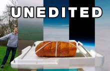 2,5 h nagranie lotu chleba na 35 km orbity Ziemi