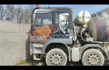 Ciężarówka z graffiti