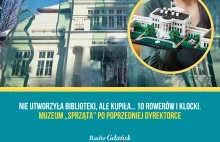 Nie utworzyła biblioteki, ale kupiła... skuter i klocki