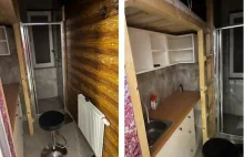 Nowy Targ: janusz biznesu zaadaptował schowek o pow. 6 m kw. na "mikrokawalerkę"