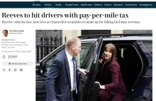 UK: plany nowego podatku od każdej przejechanej mili autem elektrycznym.