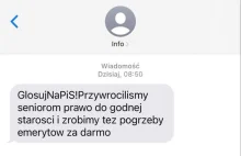PiS po raz kolejny użył systemu info sms do promocji swojej partii!