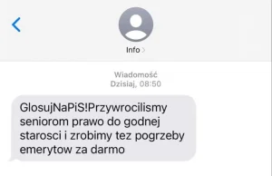 PiS po raz kolejny użył systemu info sms do promocji swojej partii!