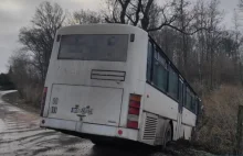 Jeden wjechał do rowu, a drugi był nietrzeźwy. Obaj kierowali autobusami szkolny