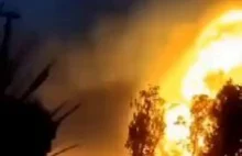 Colossal detonation of an ammunition depot in Khmelnitsky, , Ukraine