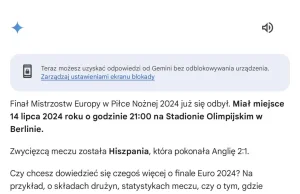 Google przewidziało wyniki meczu Hiszpania-Anglia