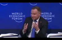 Andrzej Duda godnie nas reprezentował na WEF w Davos