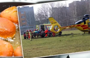 Groźny wypadek w piekarni w Turku. Pracownica poparzyła się tłuszczem podcza
