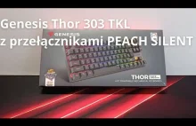 Genesis Thor 303 TKL - recenzja cichej klawiatury mechanicznej z przełącznikami