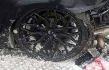 Wypadek na S3 koło Zielonej Góry. BMW na letnich oponach, jechali w góry