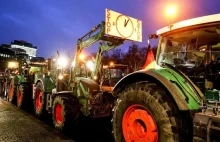 Protest niemieckich rolników: Tysiące ciągników w centrum Berlina