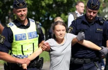 Greta Thunberg znów aresztowana za niewykonywanie poleceń policji