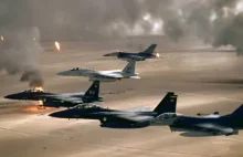 Wizualizacja wojny w Zatoce Perskiej sprzed 30 lat. Ponad 2,800 samolotów
