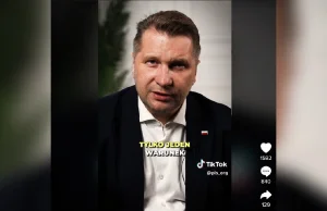 Przemysław Czarnek pojawił się na TikToku.