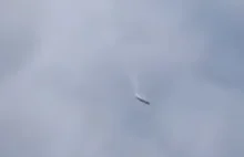 Nagranie spadającego samolotu Prigożyna