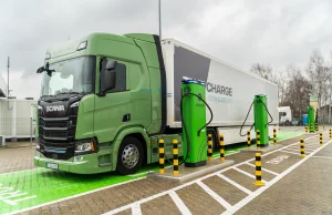 Pierwszy polski hub do ładowania ciężarówek - 200 kilometrów zasięgu w 45 minut