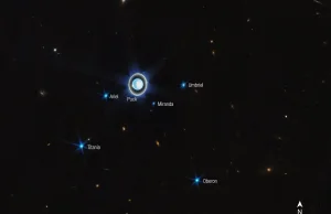Nowe niesamowite zdjęcie Urana. Dokładnie widać na nim pierścienie planety