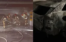 Pierwszy raz w Polsce. Samochód elektryczny zapalił się w garażu podziemnym ...