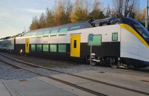 Alstom: Dwupoziomowy pociąg Coradia Max wyjechał do Niemiec