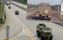 Niepokojące doniesienia z Białorusi. Wojskowe transportery z krzyżami