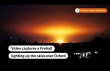 Video captures fireball lighting up Oxford sky - YouTube
