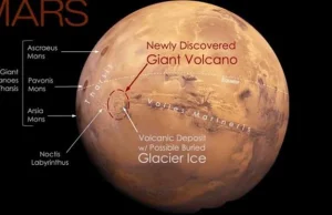 Na Marsie znaleziono gigantyczny wulkan