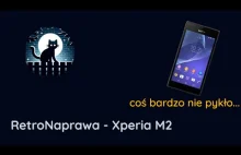 Retro potłuczona szklanka - Sony XPeria M2 - próba naprawy