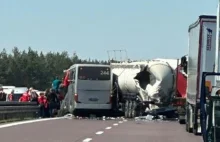 Wypadek polskiego autobusu w Niemczech. Są ranni