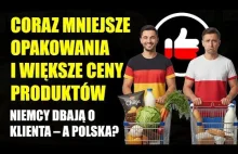 Coraz mniejsze opakowania i większe ceny produktów