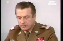 PRL 1984 Kiszczak w sejmie o zabójstwie Popiełuszki.