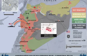 Atak rakietowy USA na bazę syryjską [INFOGRAFIKA]