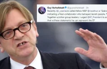 Verhofstadt domaga się wyciągnięcia konsekwencji wobec Ryszarda Czarneckiego