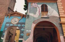 Włoskie miasteczko murali