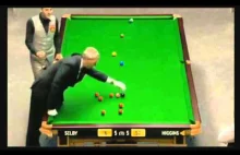 Snooker Masters 2014: Selby vs Higgins - zagranie odwracające stan rywalizacji