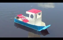 Łódeczka z napędem "boilerowym"