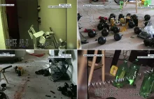 Mieszkanie sprawcy masakry pełne pułapek. Policja ujawnia nagranie