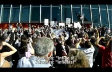 Muzułmanie protestują przed zjazdem ateistów i zostają oprotestowani.
