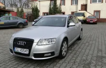 Skradziono Audi A6 C6 srebrny w Kołobrzegu-NAGRODA-8000zł