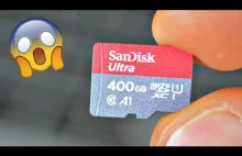Karta pamięci microSD o pojemności 400 GB
