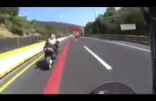 Podwójny pech motocyklisty
