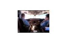Kamera w boeingu 757 air italy, rozmowa z pilotami