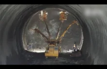Budowa tunelu kolejowego w Chinach w… trzy minuty