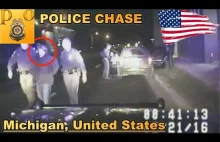 Police chase 2016, Kalamazoo, Michigan State