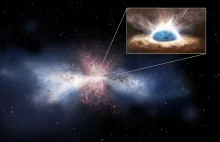 Detekcja silnych wiatrów napędzanych przez supermasywną czarną dziurę